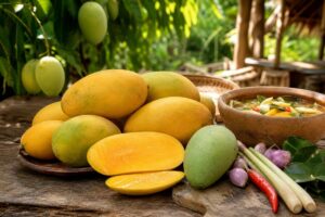 AI-generated illustrative featured image for the Keo Lamut mango page