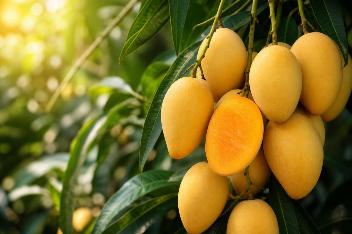 AI-generated illustrative featured image for the Keo Pong Morn mango page