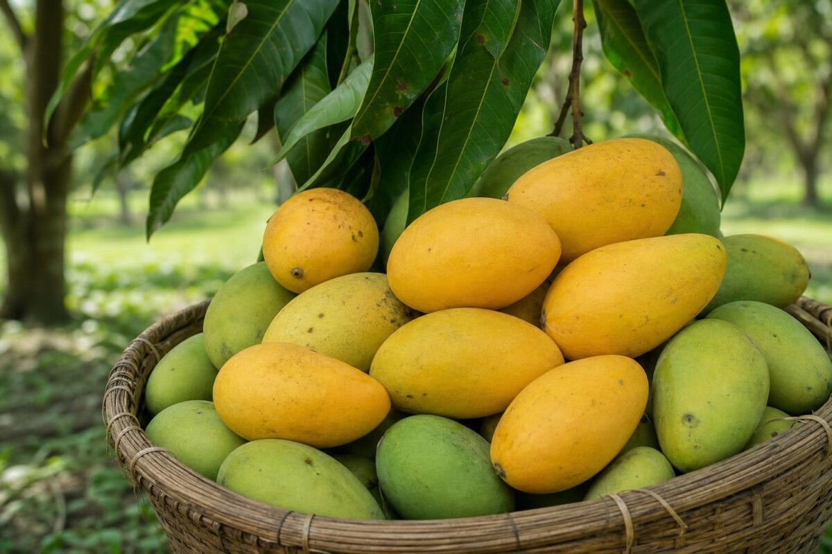 AI-generated illustrative featured image for the Keo Leak mango page